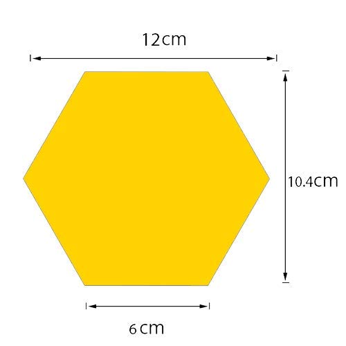 Hexagonal Acrylic Wall Stickers™ up