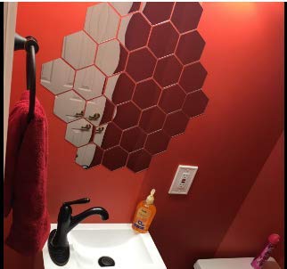 Hexagonal Acrylic Wall Stickers™ up