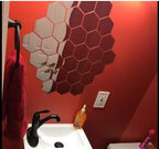 Hexagonal Acrylic Wall Stickers™ up