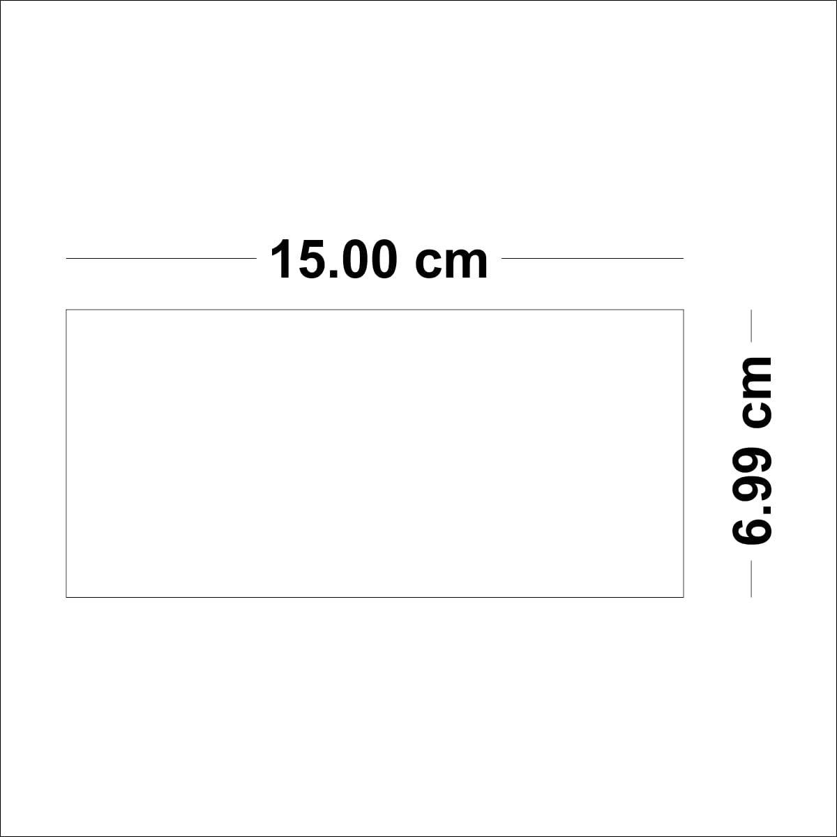 golden acrylic rectangle mirror stickers