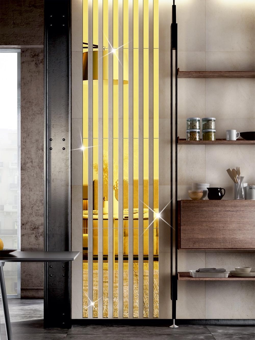 Dream Store - Strip Designed Rectangle Shape up