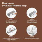 Portable Mini Self-Squeeze Mop