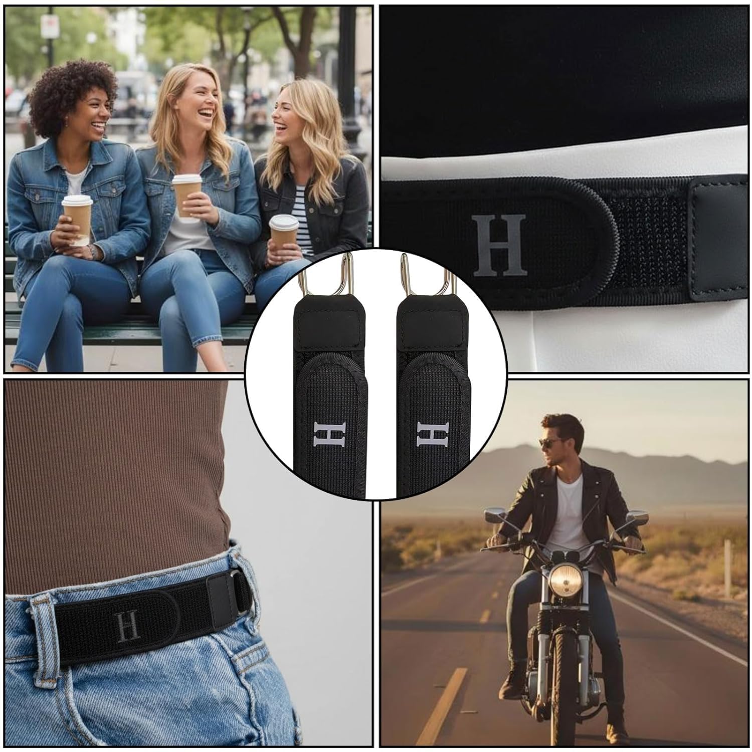 Tactical Buckleless Invisible Elastic Belt