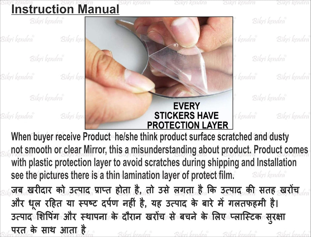 golden acrylic rectangle mirror stickers up