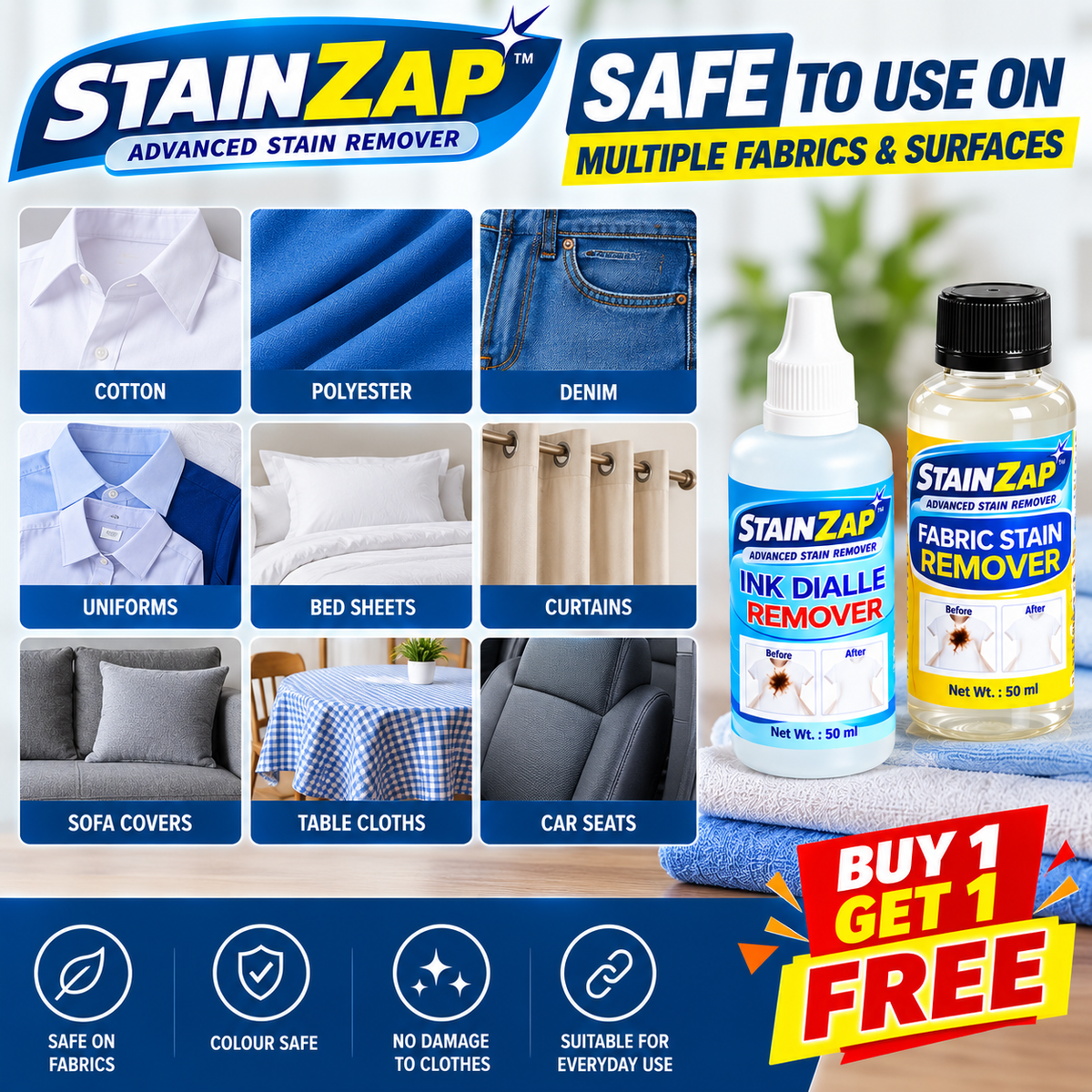 STAINZAP™ – Advanced Stain Remover