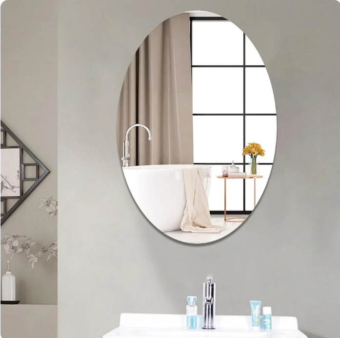 Combo of Mirror Bigger 30cm × 40cm  (Pack of 2)